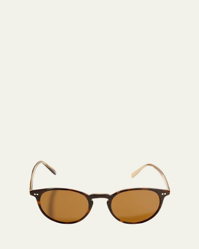 Riley Round Acetate Sunglasses